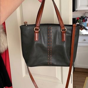 Lucky brand cross body dark green